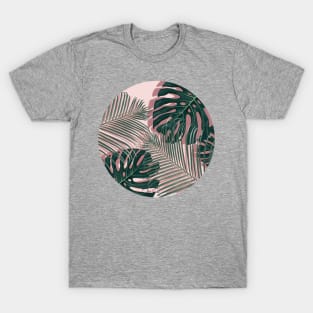 Monstera and Palm Leaves T-Shirt